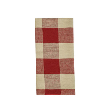 Wicklow Check Garnet Napkins - Set of 6 Park Designs - The Fox Decor